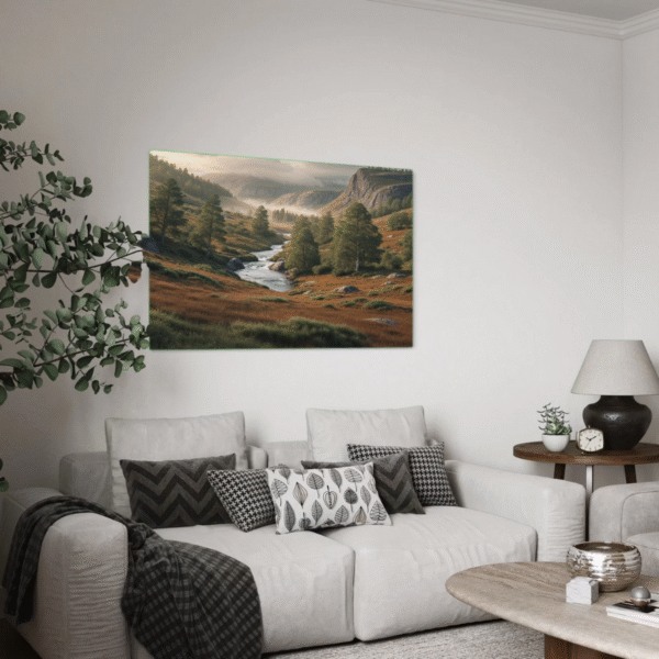 naturlig skjønnhet på lerret